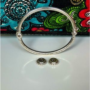 Brighton Charm Bracelet with 2 Stopper Beads